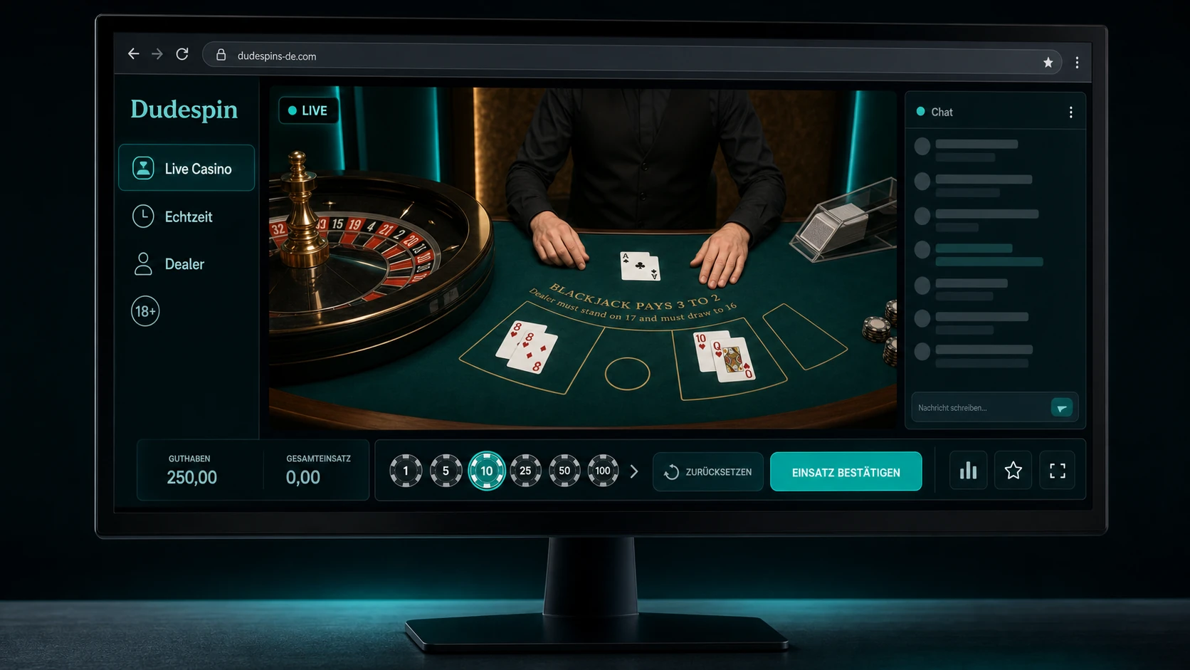 Was ist das Dudespin Live Casino?