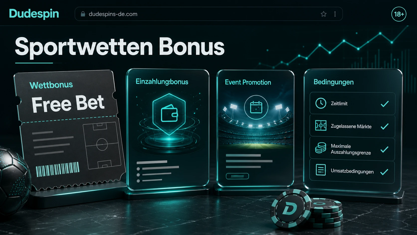 Dudespin Sportwetten Bonus und Wettbonus
